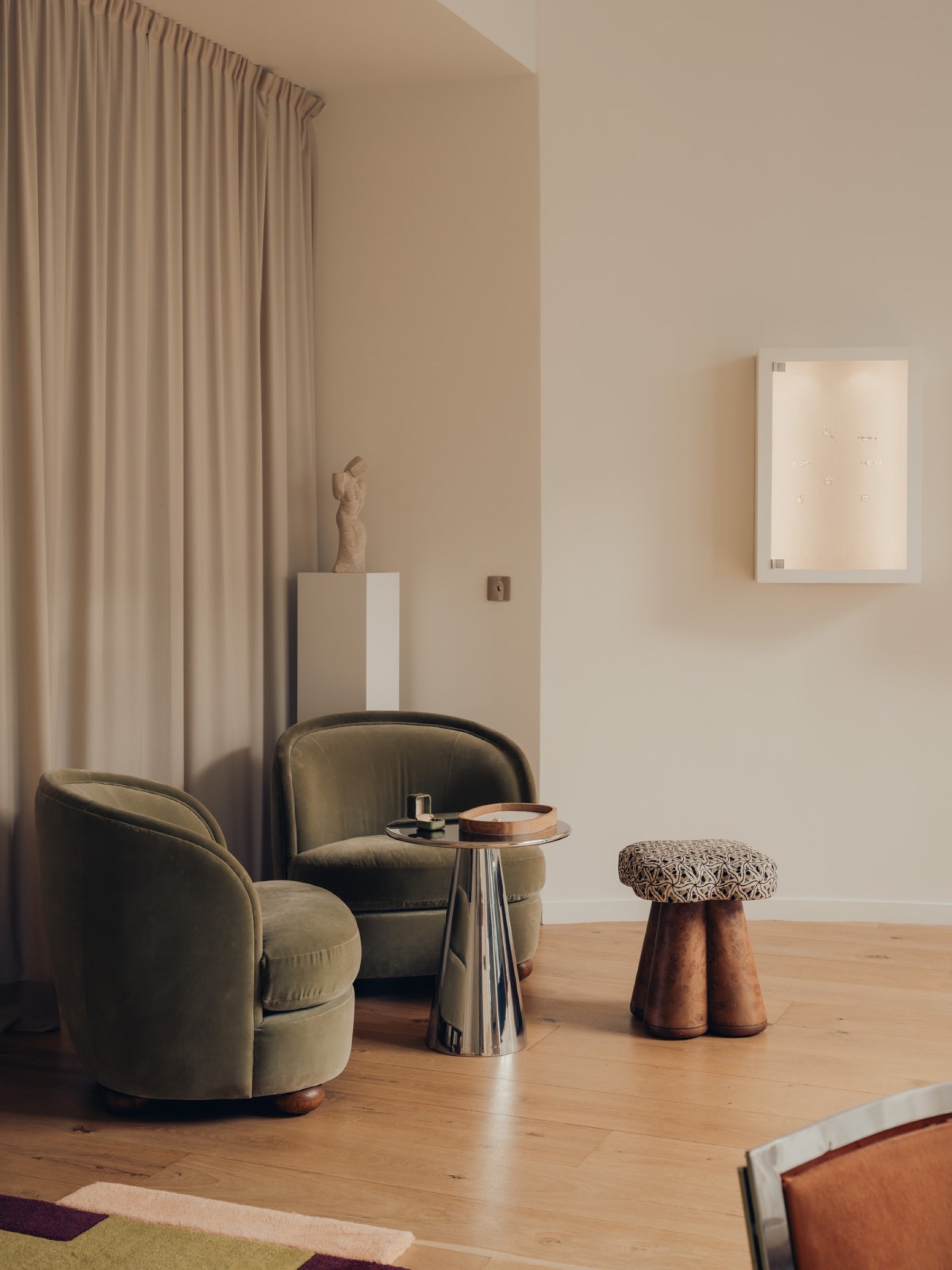 Inside our Rue des Saints-Pères boutique in Paris